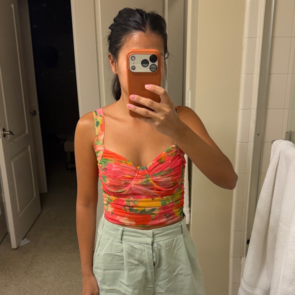 Zara Floral Tank